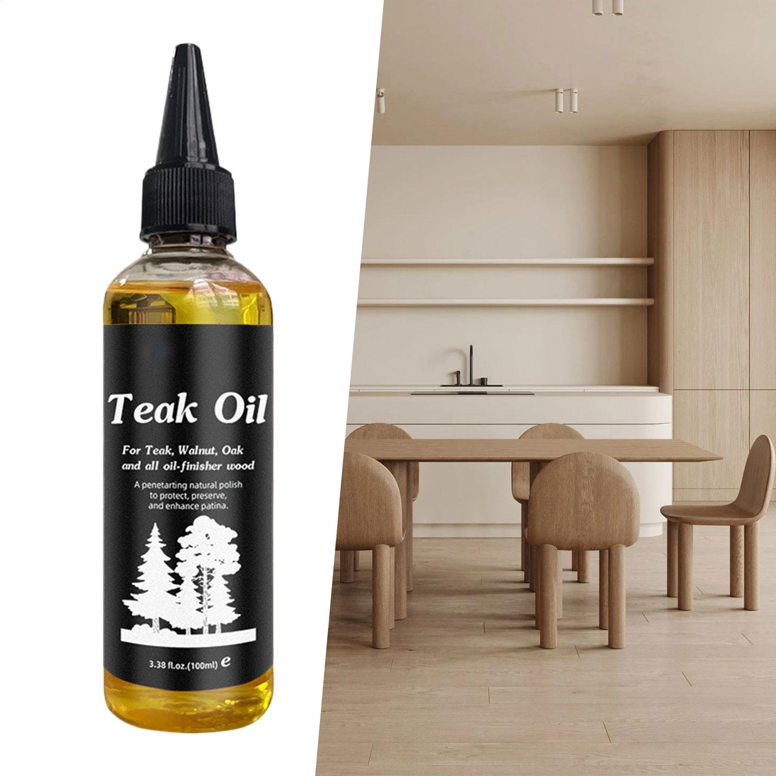 Outdoor Furniture Oil Teak - 100ml Furniture Oil Wood Polished Furniture