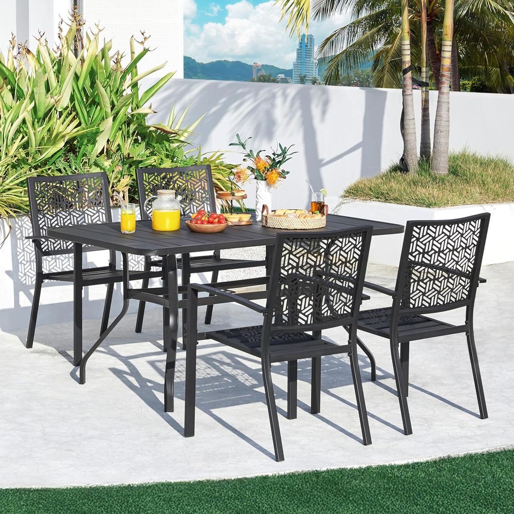 Outdoor Patio Dining Chairs Se - Outdoor Furniture Ofo ulasan dan harga