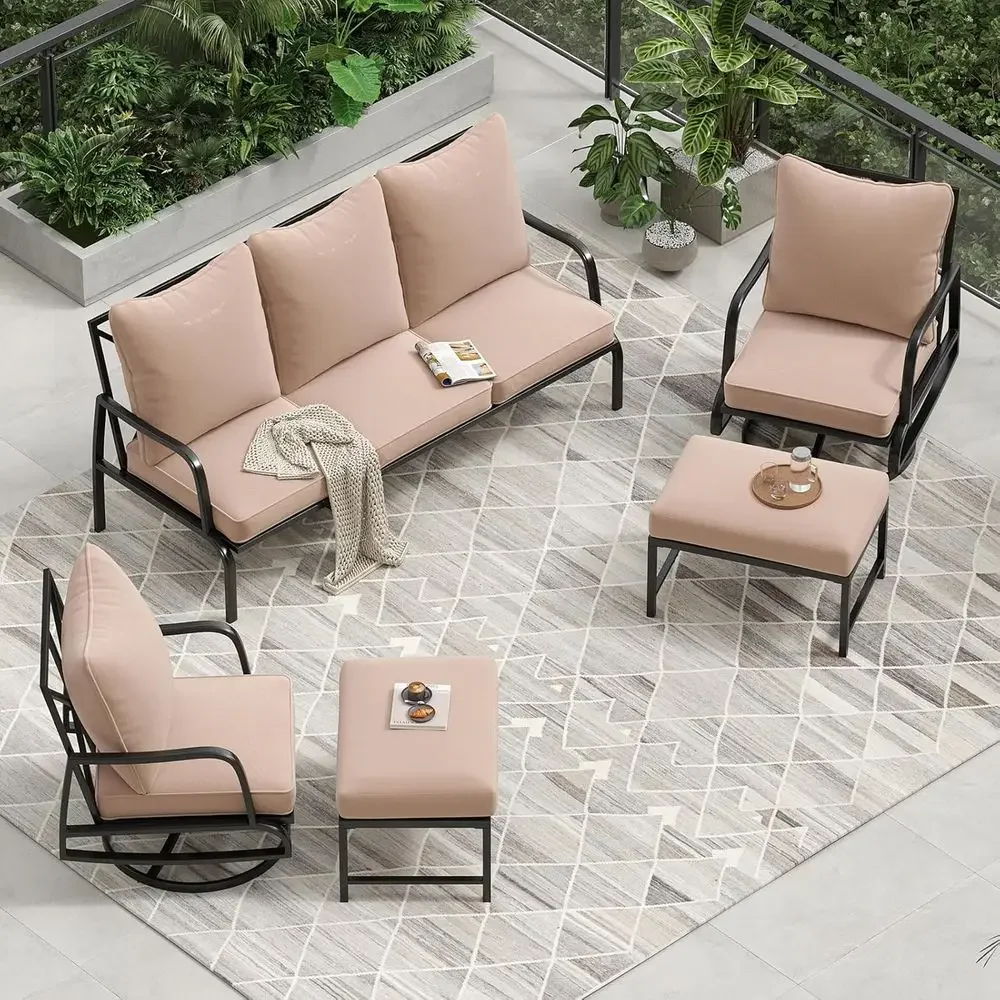 5-Piece Outdoor Patio Furnitur - Outdoor Furniture Balcony ulasan dan harga