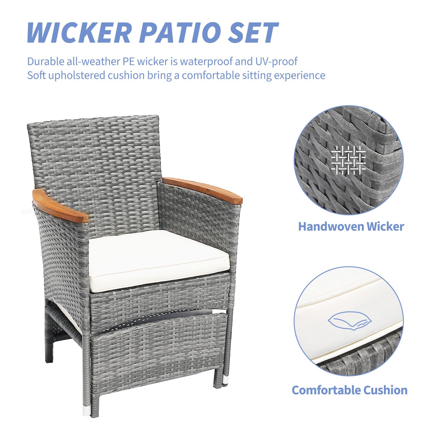 o*-5 PCS Outdoor Patio Furnitu - Outdoor Furniture Ofo ulasan dan harga