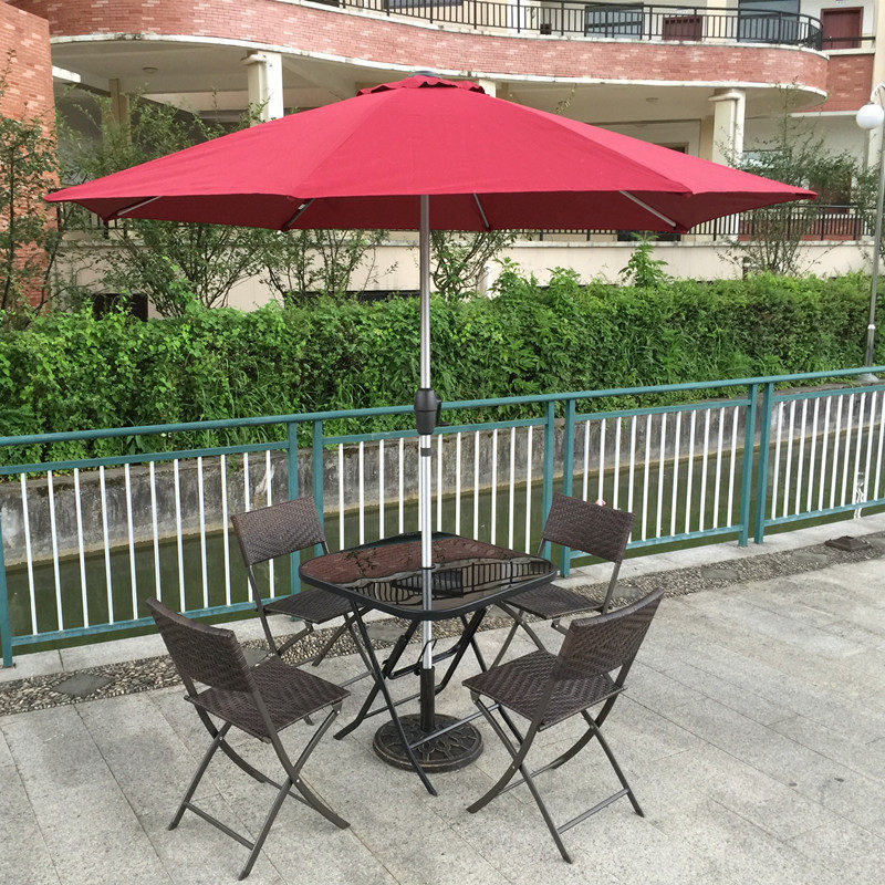 Folding Outdoor Garden Set Rat - Outdoor Furniture Balcony ulasan dan harga