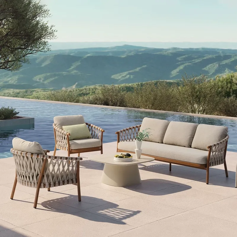 Outdoor Rattan Furniture Set C - Outdoor Furniture Balcony ulasan dan harga