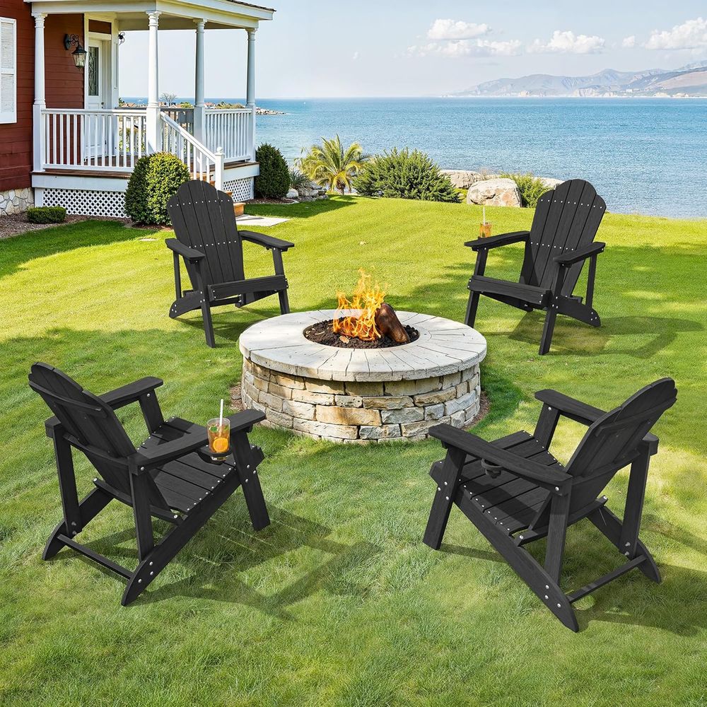 Adirondack Chairs Set o 4 - We - Outdoor Furniture Ofo ulasan dan harga