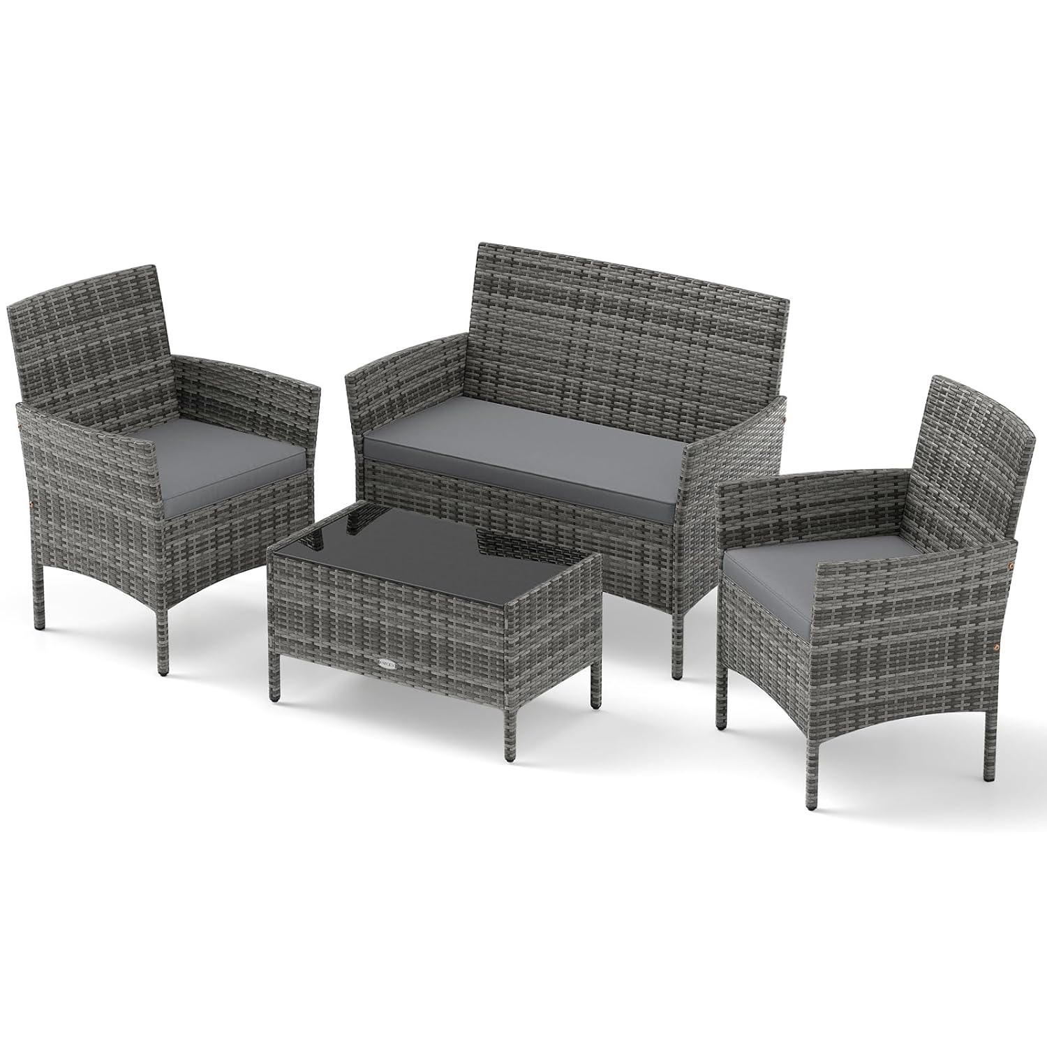 o*-4-Piece Patio Furniture Set - Outdoor Furniture Ofo ulasan dan harga
