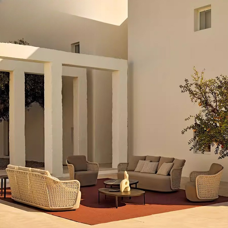 Outdoor courtyard garden, sing - Outdoor Furniture Balcony ulasan dan harga