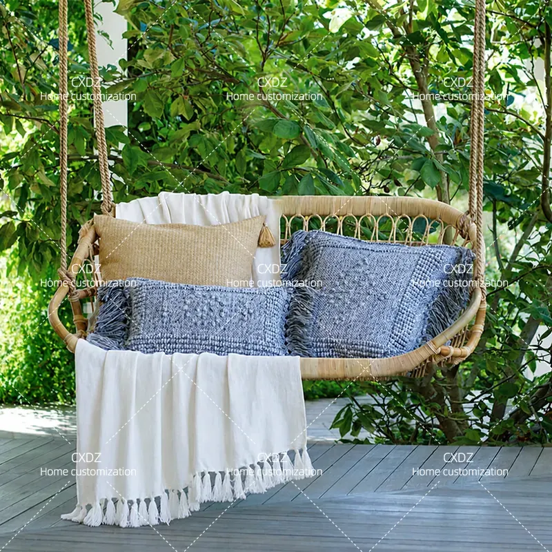 Outdoor Double Hanging Rattan  - Outdoor Furniture Bali Style ulasan dan harga