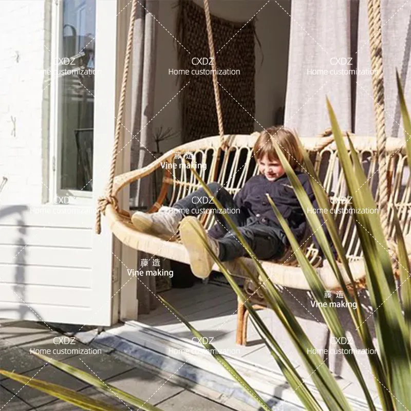 Outdoor Double Hanging Rattan  - Outdoor Furniture Bali Style ulasan dan harga