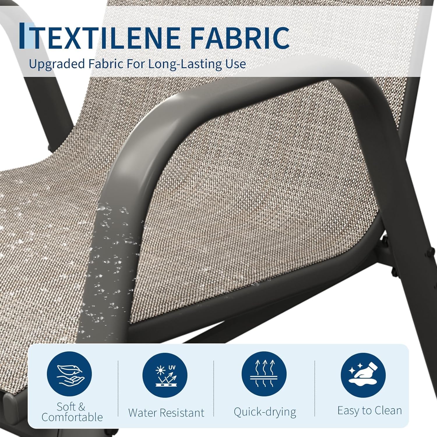 Patio Dining Chairs Set of 4,  - Outdoor Furniture Dining Set ulasan dan harga
