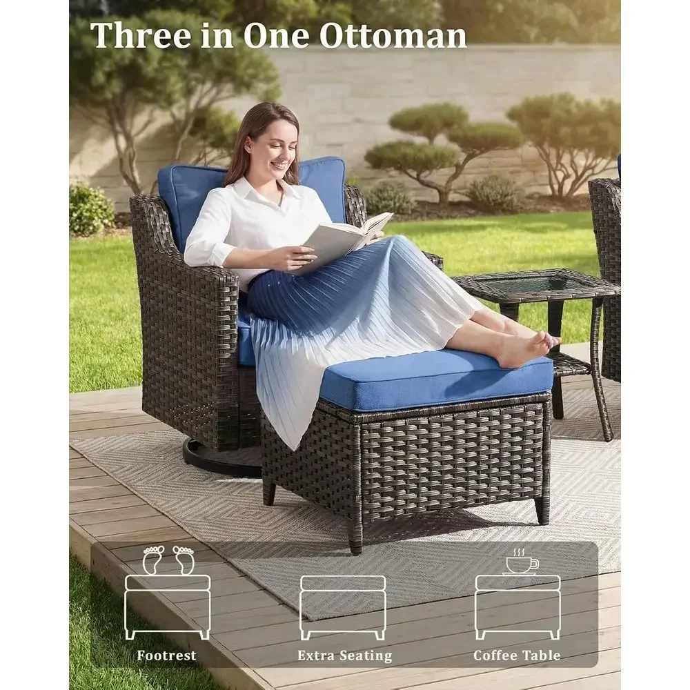 3-Piece Outdoor Furniture Set: - Outdoor Furniture Balcony ulasan dan harga