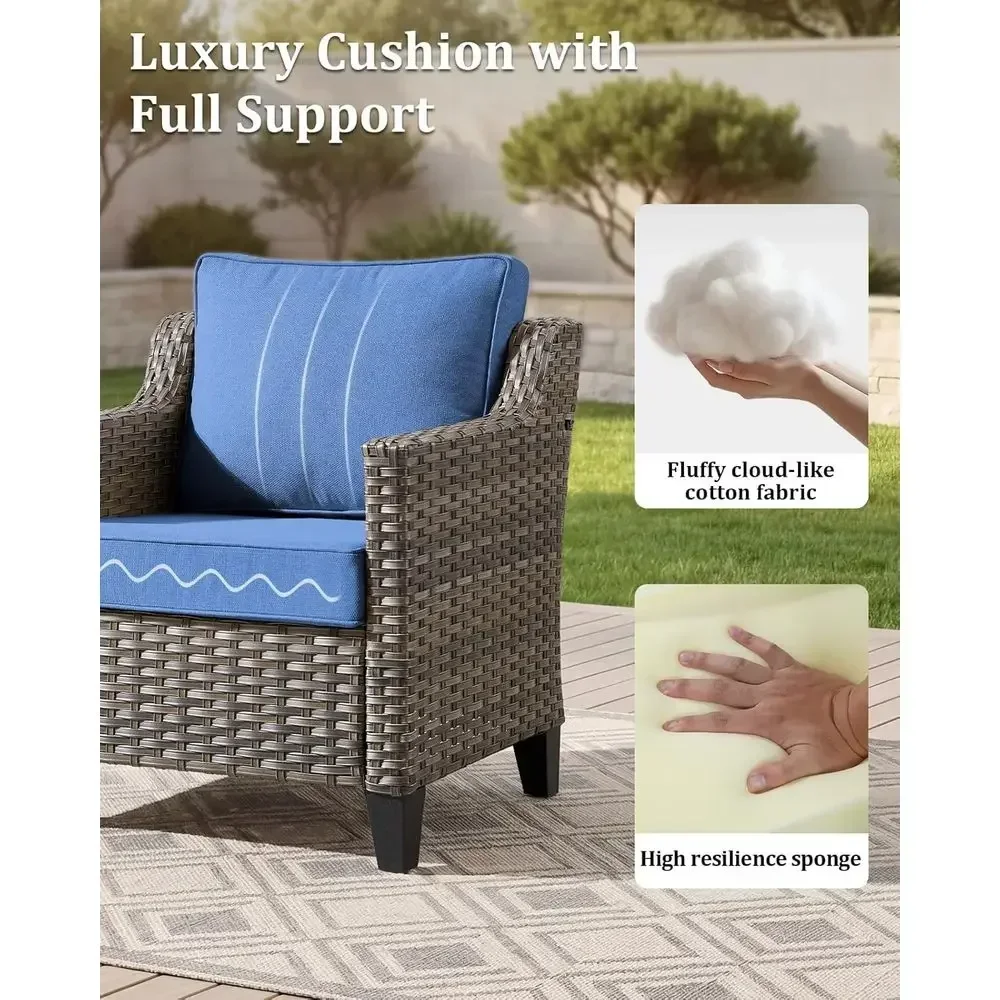3-Piece Outdoor Furniture Set: - Outdoor Furniture Balcony ulasan dan harga