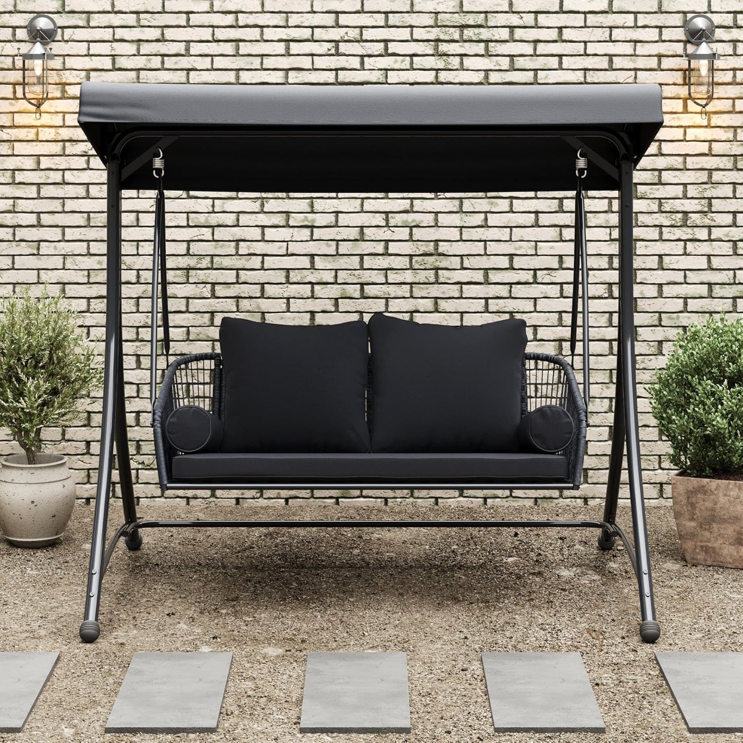 o*-Ramona Premium Patio Swing  - Outdoor Furniture Ofo ulasan dan harga