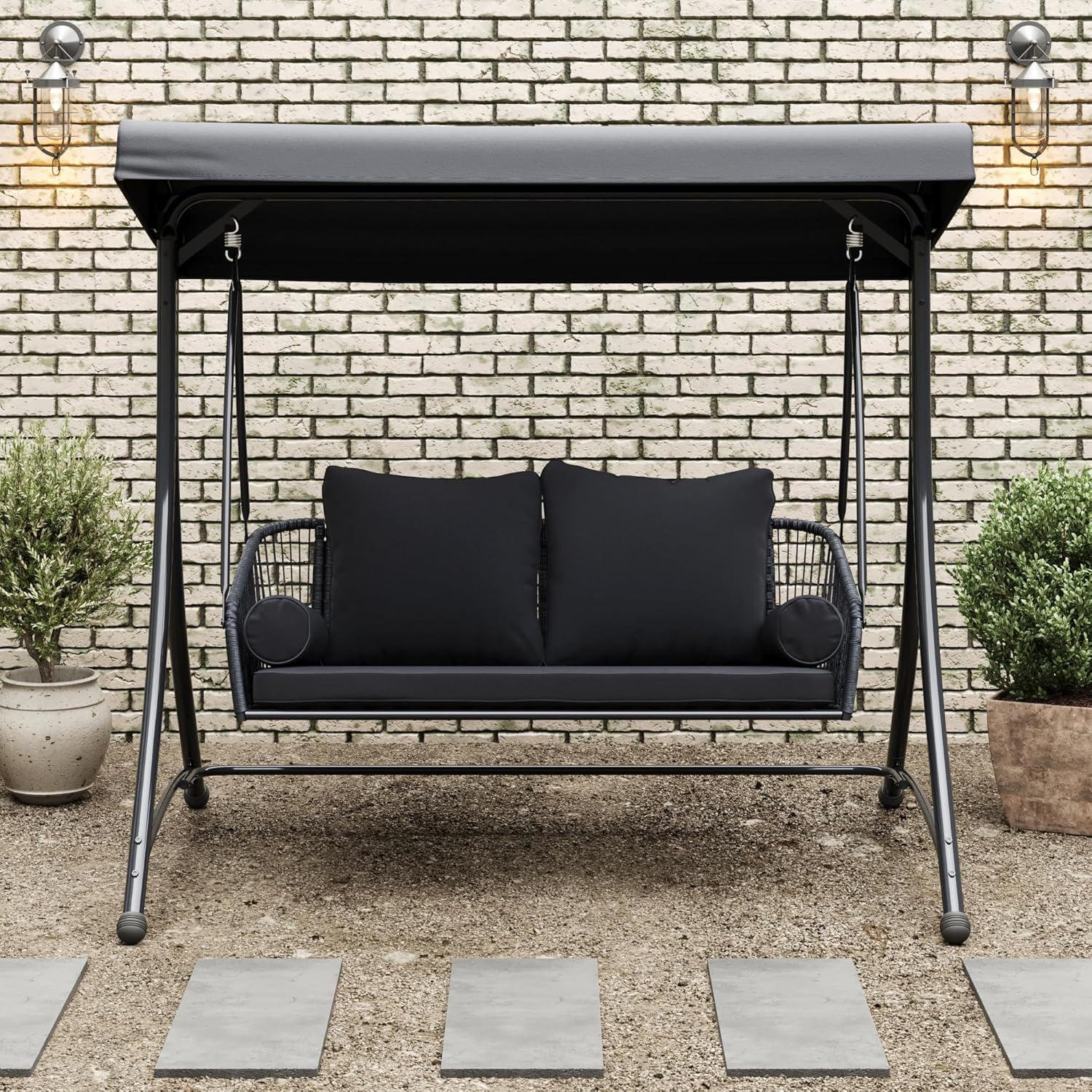 o*-Ramona Premium Patio Swing  - Outdoor Furniture Ofo ulasan dan harga
