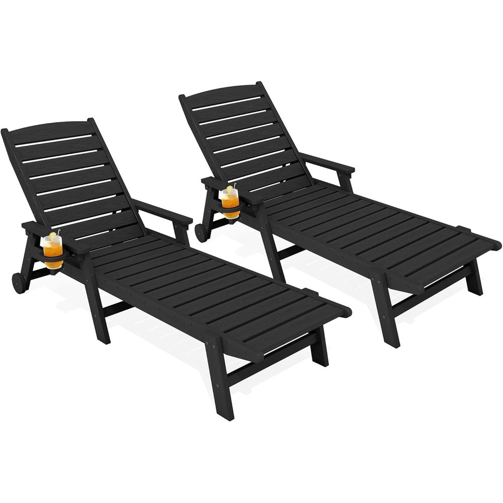 HDPE Lounge Chair Outdoor Set  - Outdoor Furniture Ofo ulasan dan harga