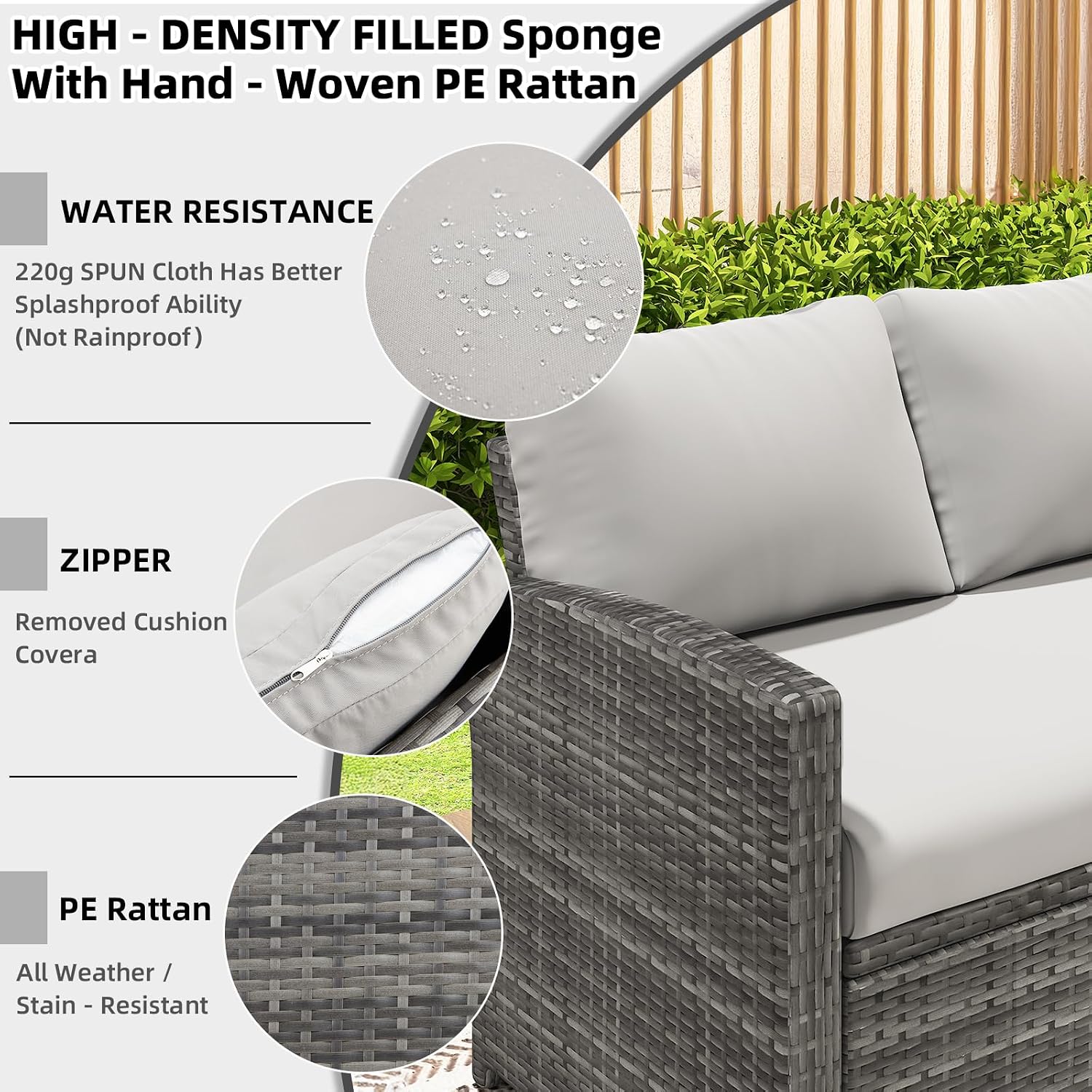 7-Piece Outdoor Wicker Patio S - Outdoor Furniture Dining Set ulasan dan harga