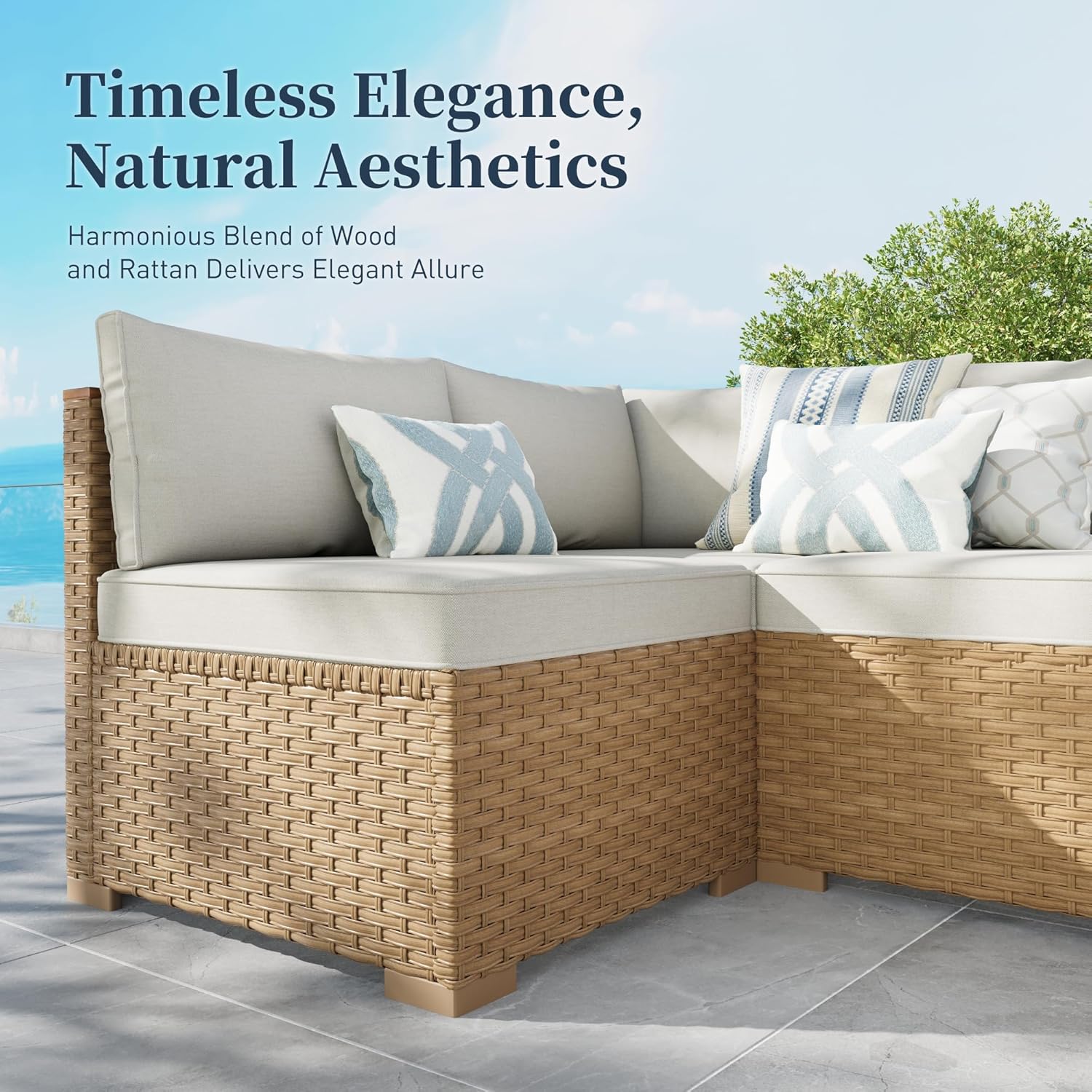 o*-Sunshine Valley Wicker Pati - Outdoor Furniture Ofo ulasan dan harga