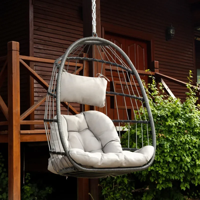 Outdoor Wicker Rattan Swing Ch - Outdoor Furniture Without Cushions ulasan dan harga
